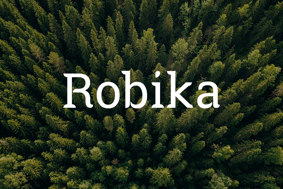 free illustrator robika font