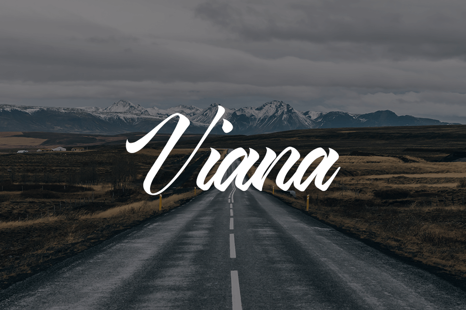 free illustrator viana font