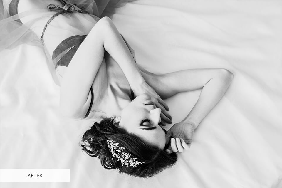 free lightroom preset for boudoir photos