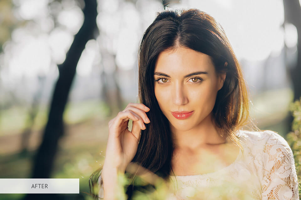 free lightroom preset nature for headshot photography
