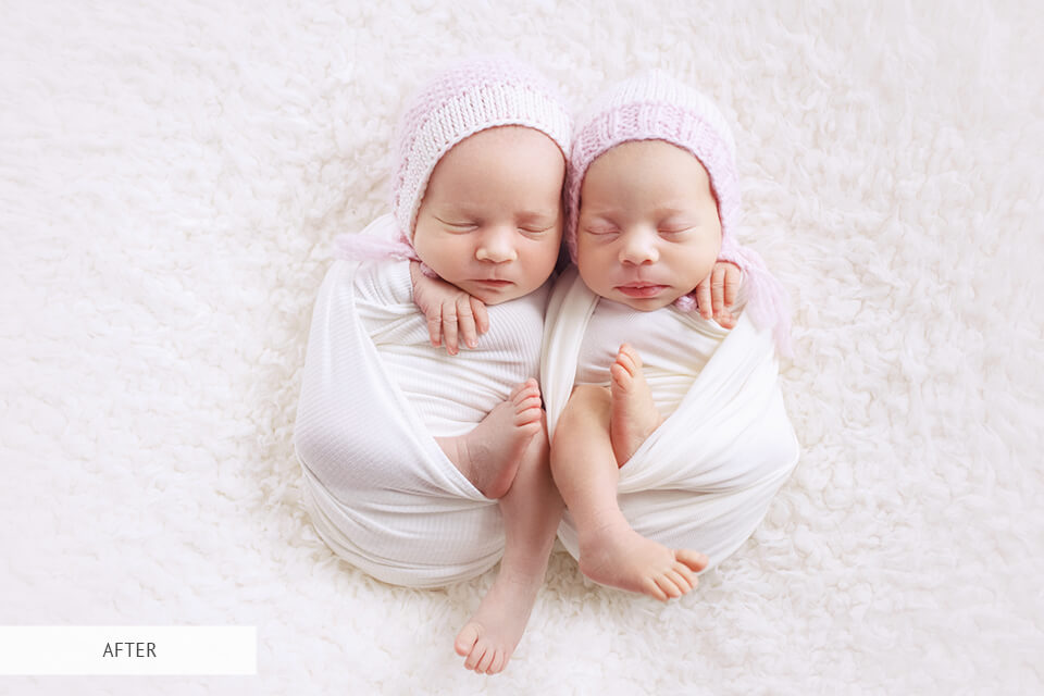 free photoshop newborn action as gift for photography day
