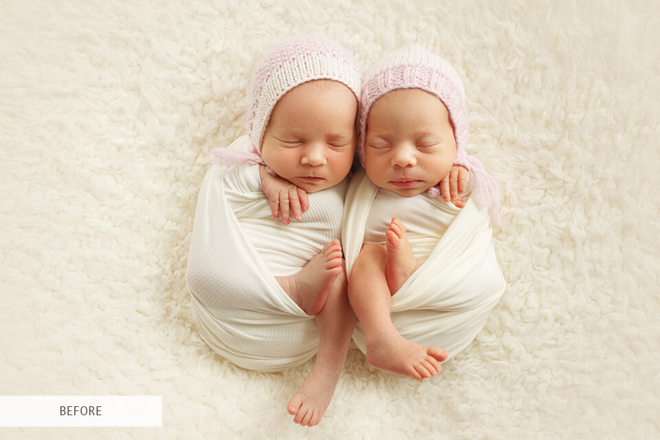 free photoshop newborn action as gift for photography day