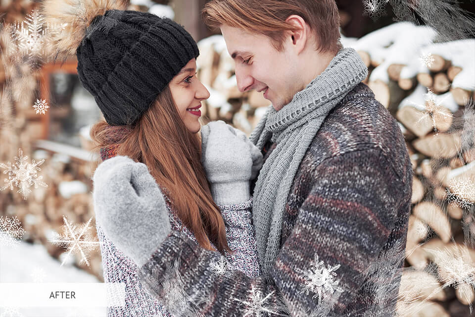 free winter frost photoshop overlay