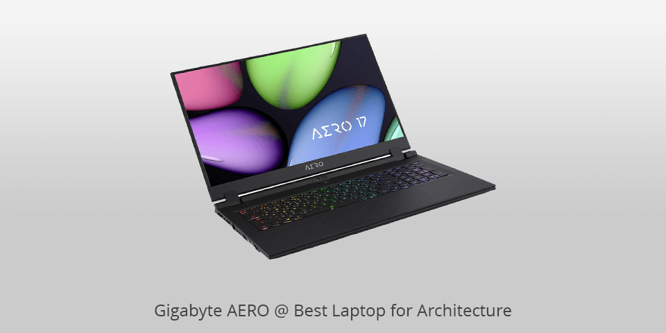 gigabyte aero laptop for architecture
