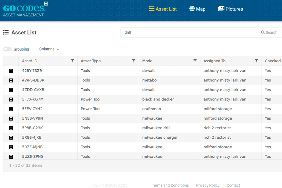 gocodes asset-softwareschnittstelle