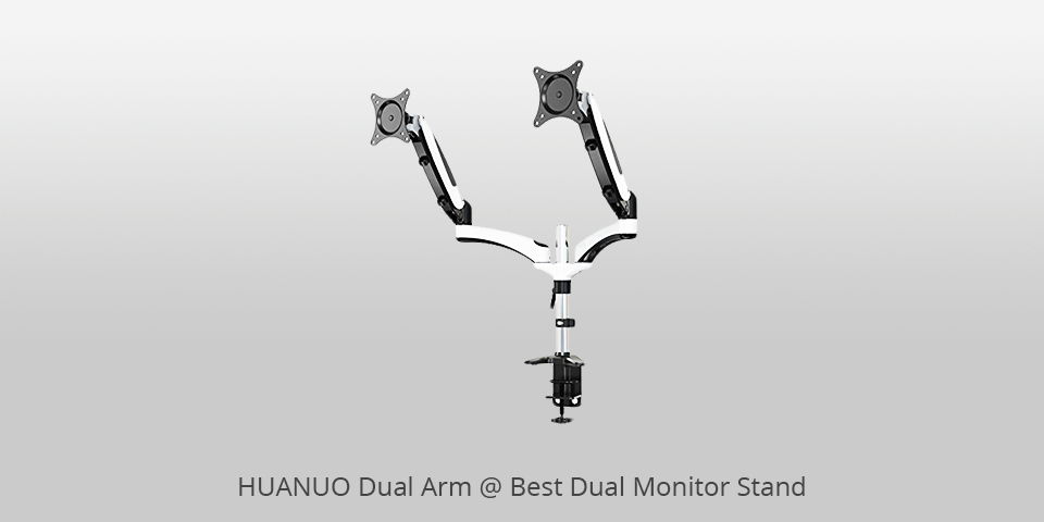free standing dual monitor stand