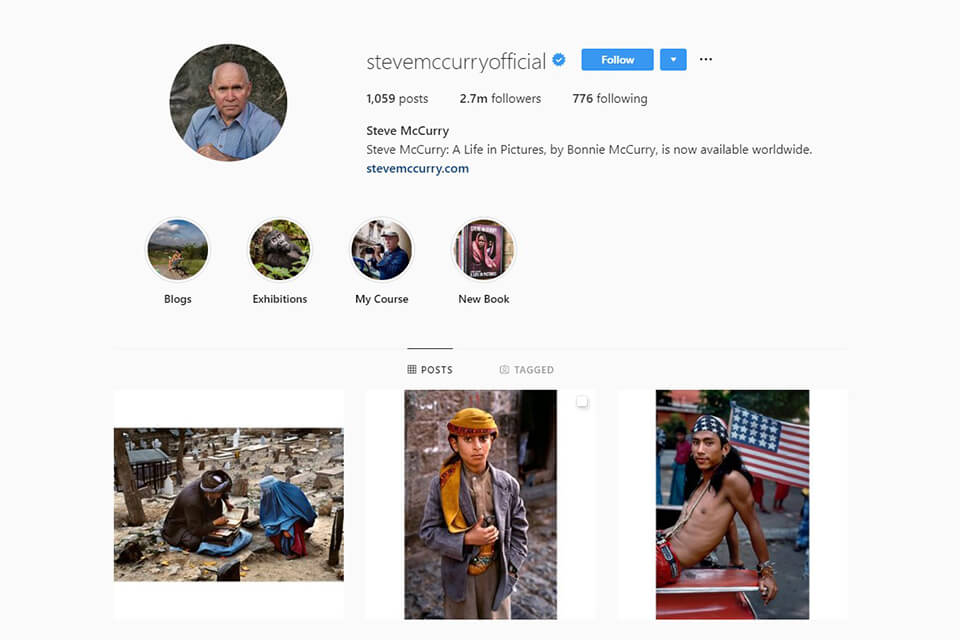 photographers to follow