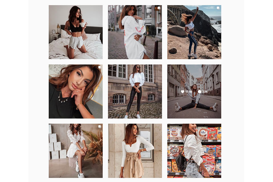 Instagram profile format