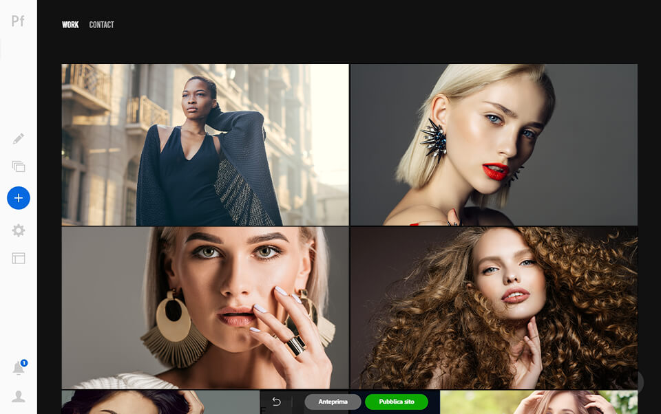 interfaccia portfolio