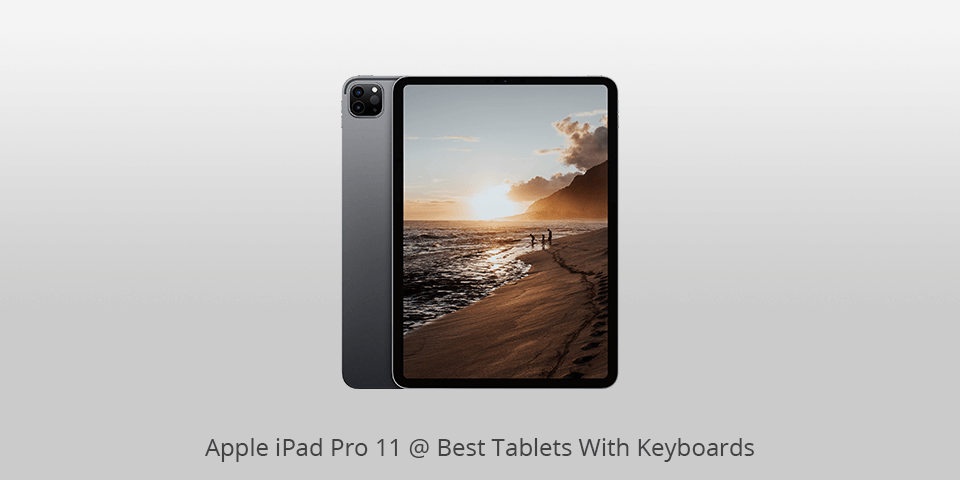 small tablet with keyboard