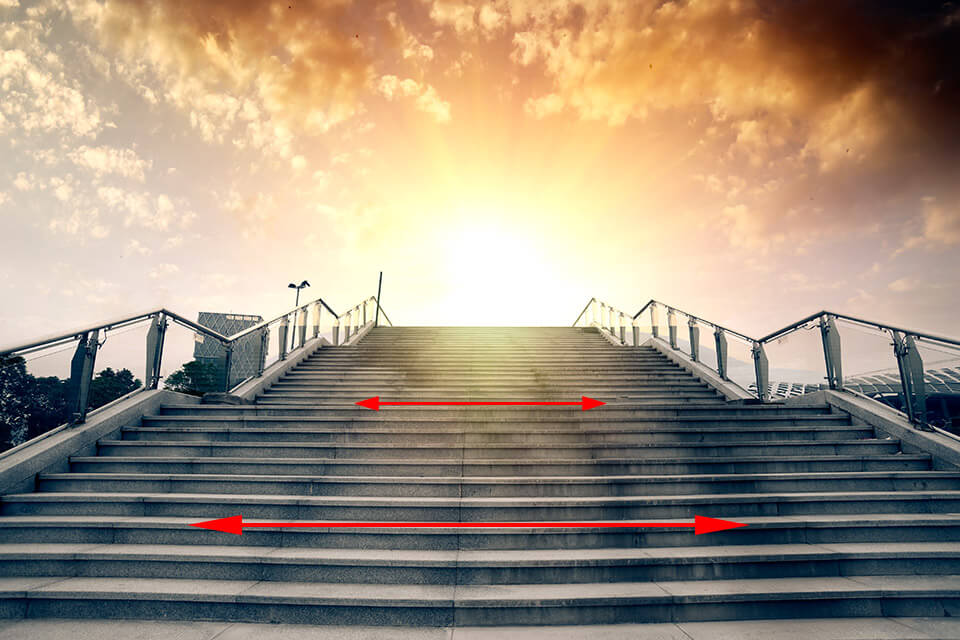 leading line horizontal