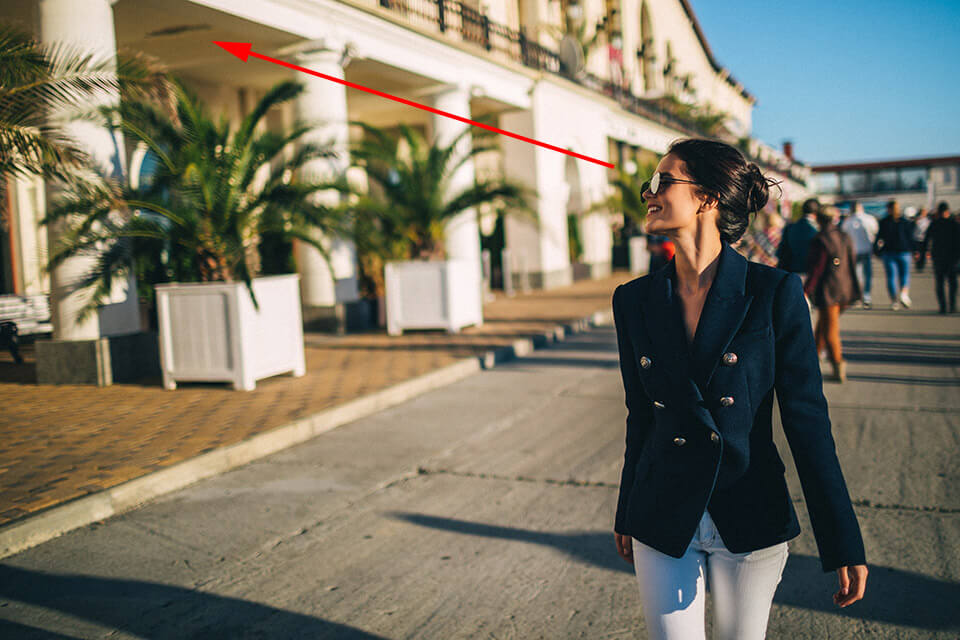 leading line implied