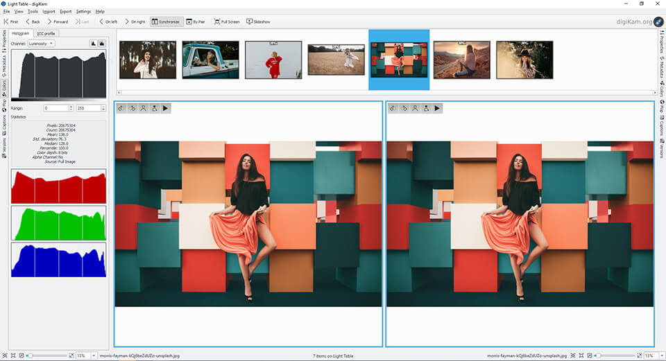 light table screenshot