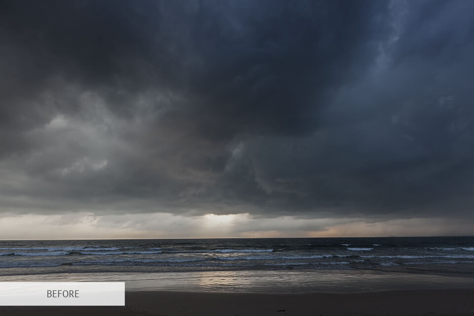 lightning overlay for travel photography