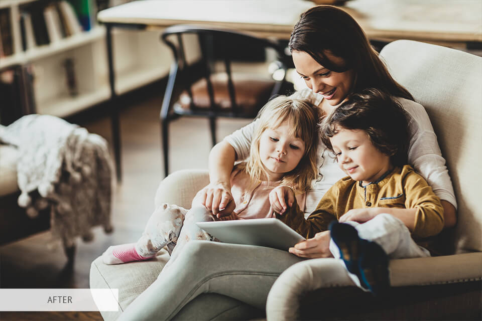 free lightroom preset matte for family portrait photography