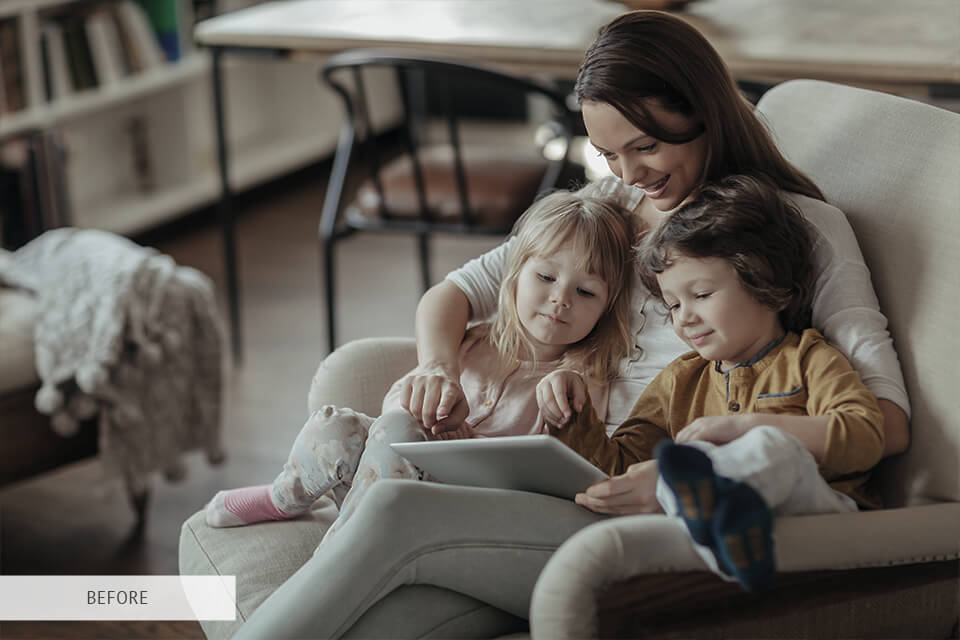 free lightroom preset matte for family portrait photography