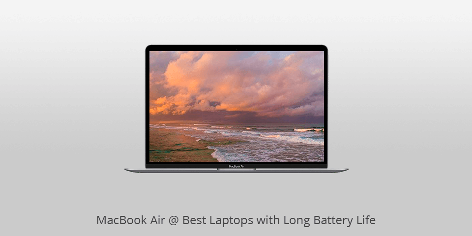macbook air laptop with long battery life