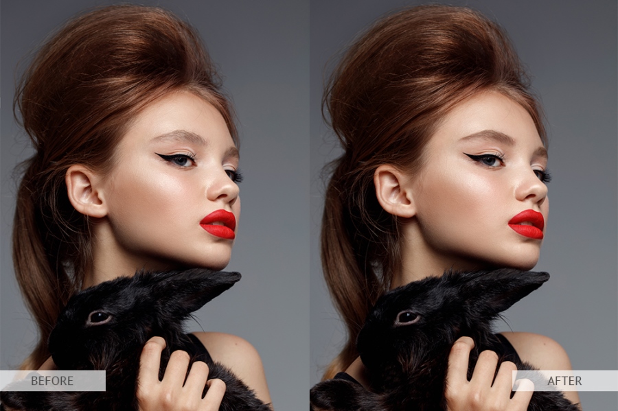 makeup photo brows editing