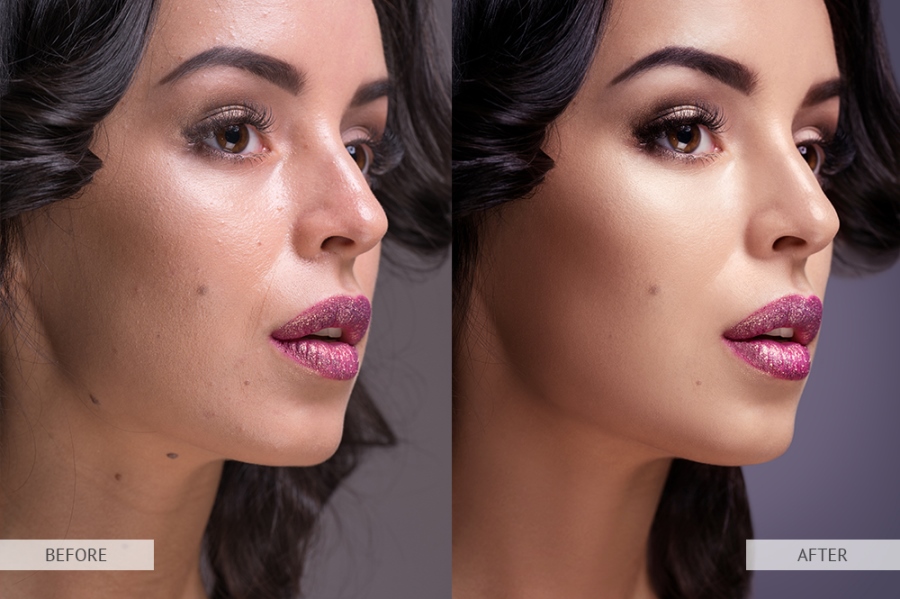 makeup photo healing brush editing