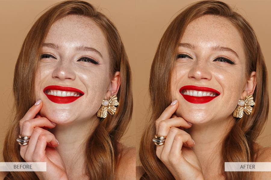 makeup photo tone skin improving