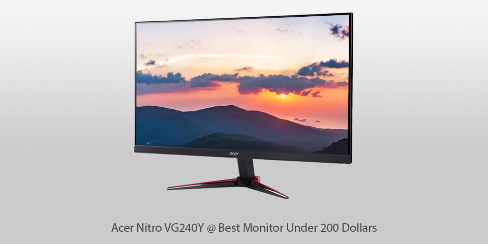 best monitor under 200 acer nitro vg240y