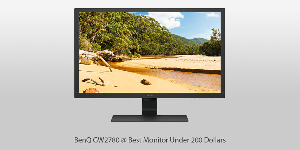 best monitor under 200 benq gw2780