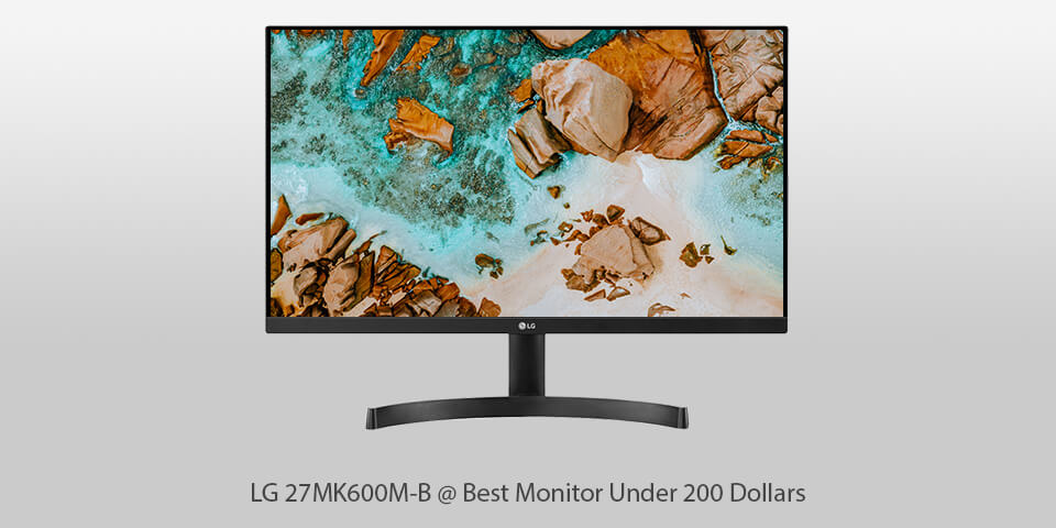 best monitor under 200 lg 27mk600m-b