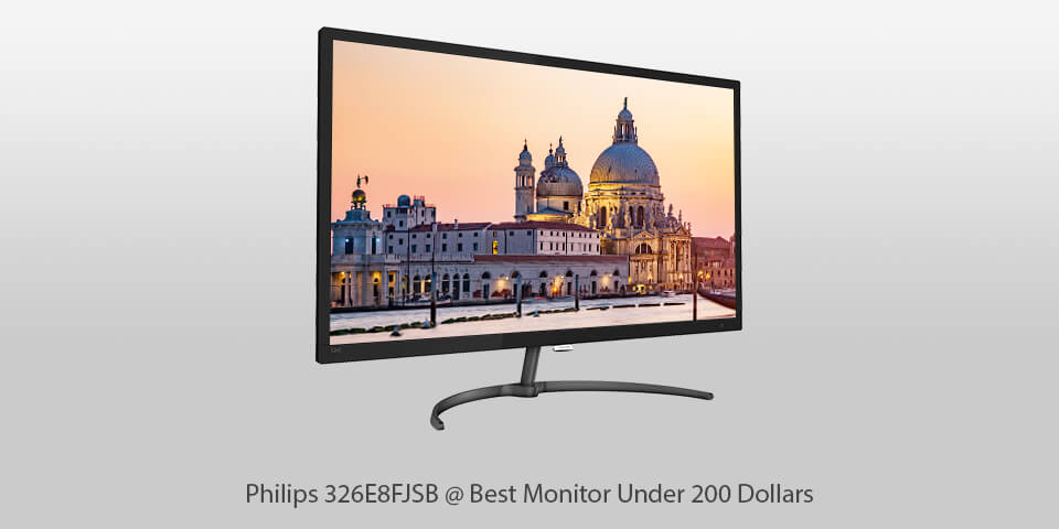 best monitor under 200 philips 326e8fjsb