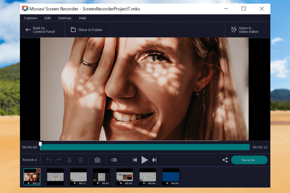 movavi screen recorder interface best free webcam software windows 7