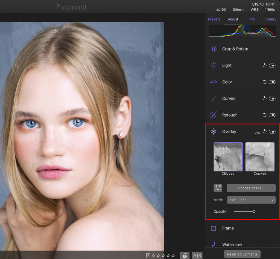 overlay in picktorial
