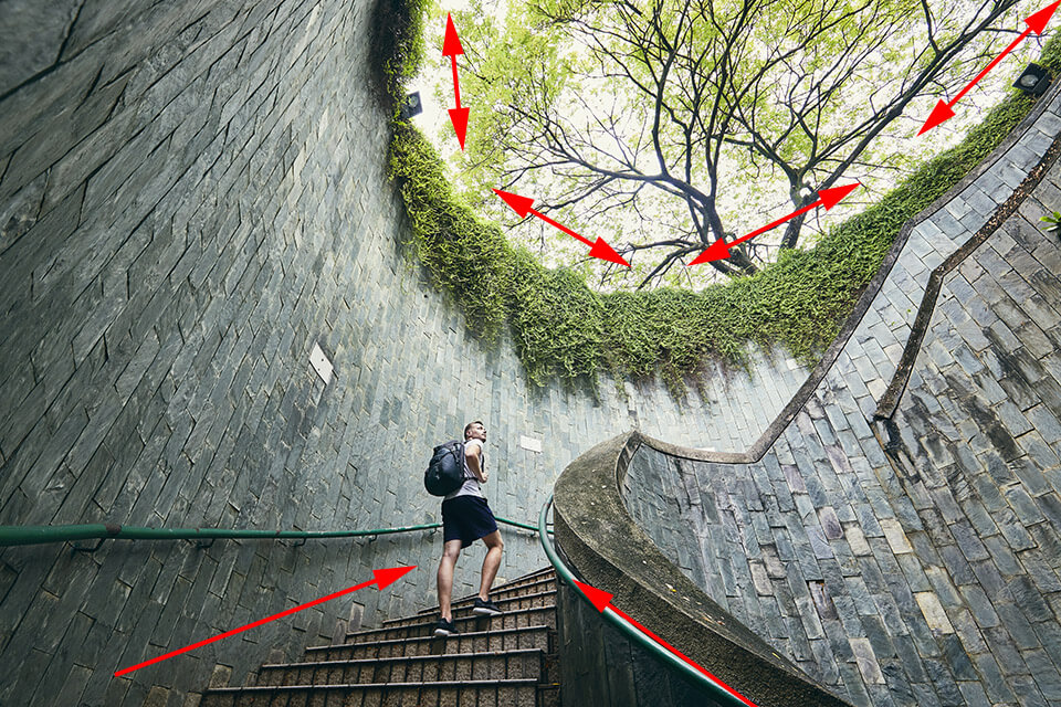 paths and leading lines in photography