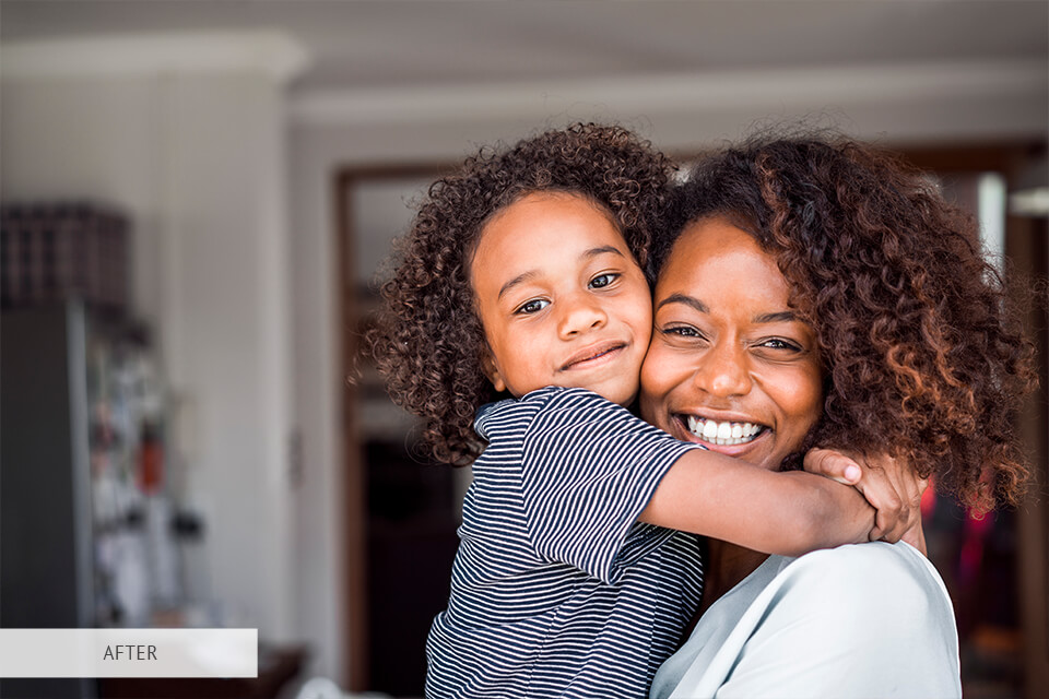 free photoshop action color tone for family portrait photography