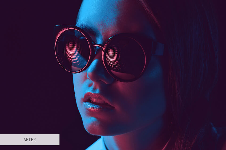 free photoshop action ultra violet for prism photography