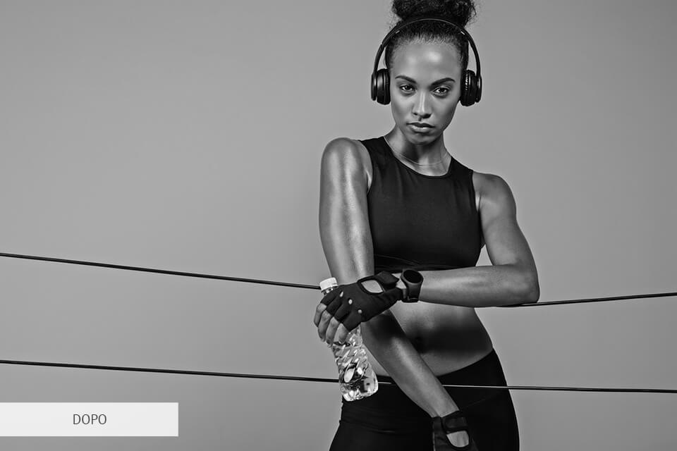 photoshop azione drammatica prima e dopo