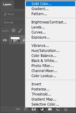photoshop fade edges solid color