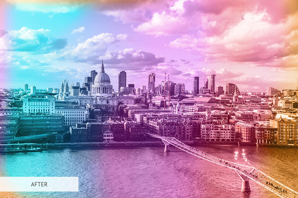 free photoshop overlay rainbow for prism photography