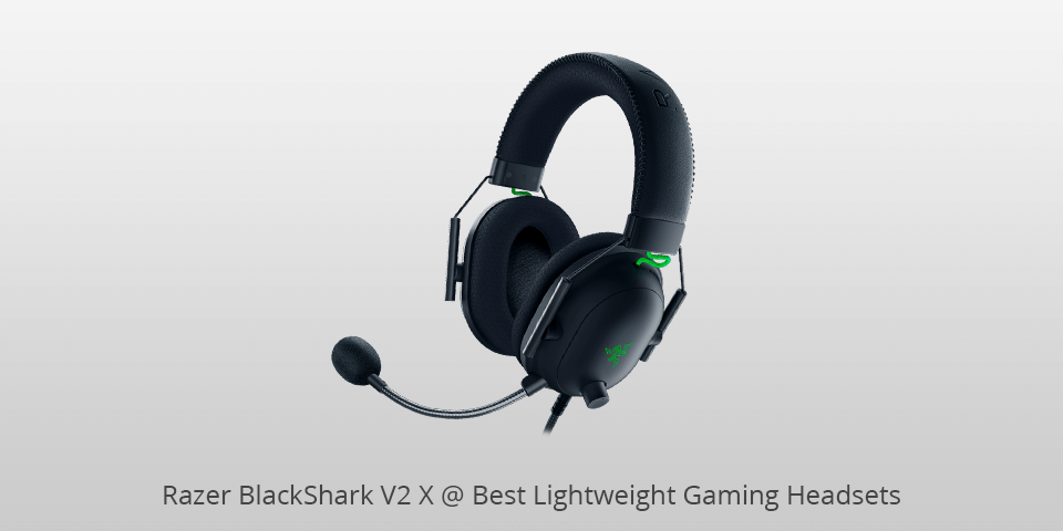 razer blackshark v2 x lightweight gaming headset