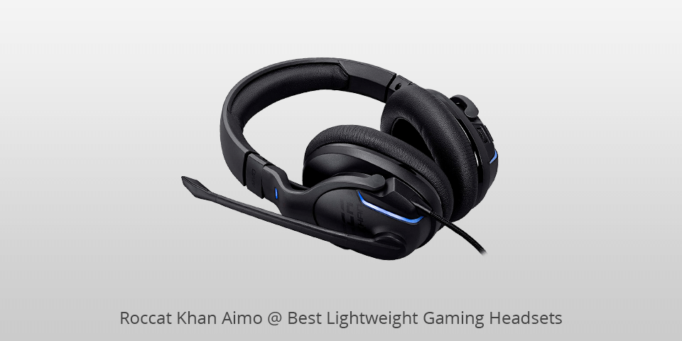 roccat khan aimo lightweight gaming headset
