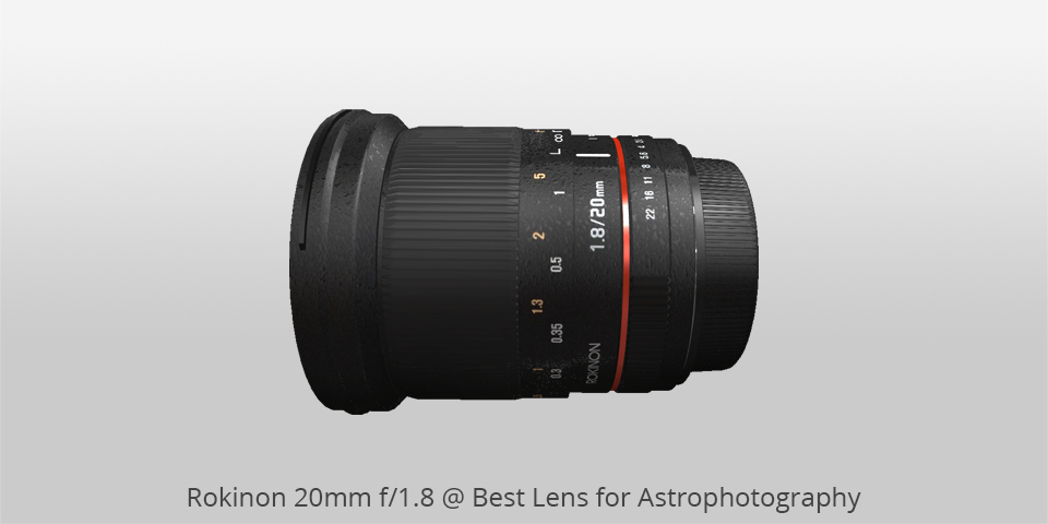 rokinon 20mm f/1.8 astrophotography lens