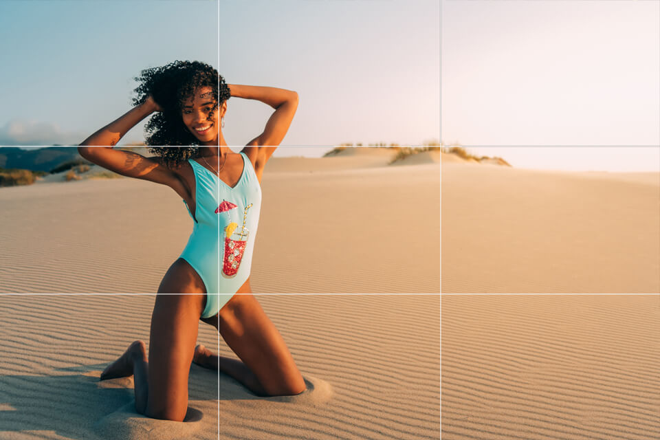 rule of thirds in aesthetic photography