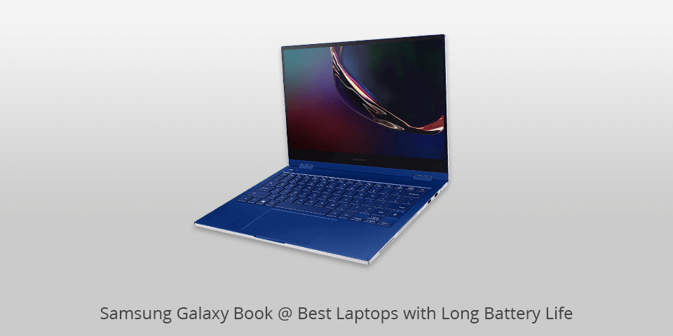 samsung galaxy book laptop with long battery life