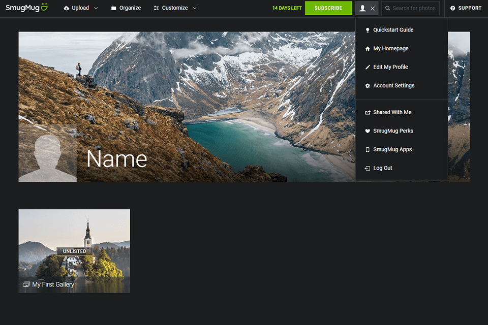smugmug hosting-schnittstelle