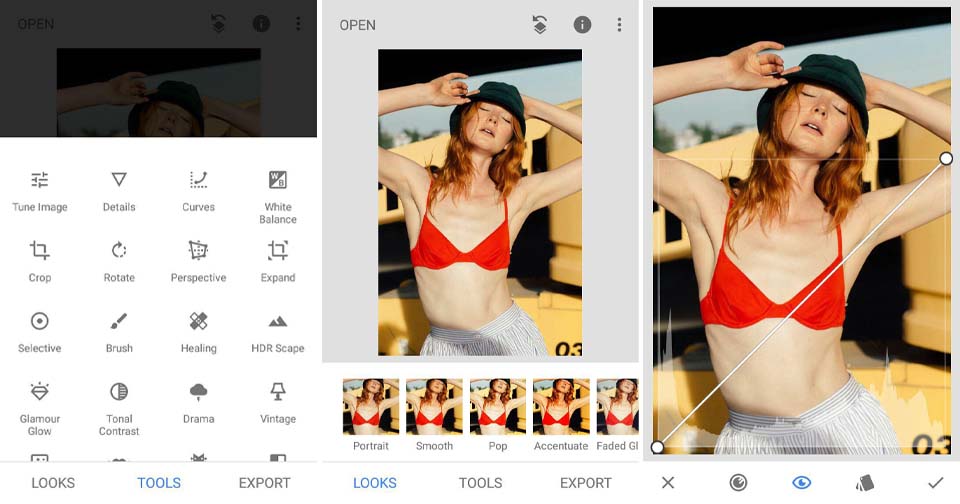 snapseed photo editing