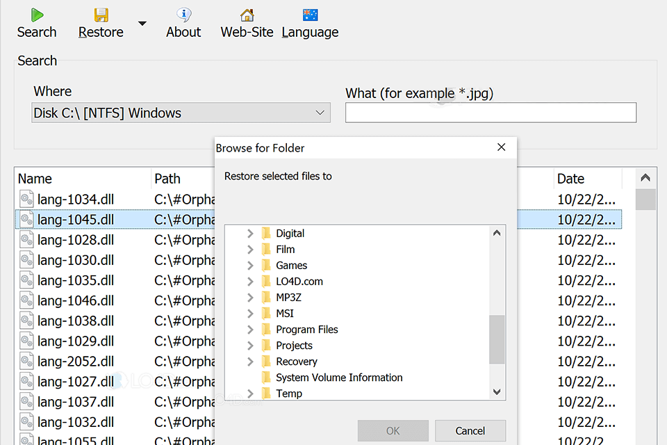 softperfect file recovery open source data recovery software interface