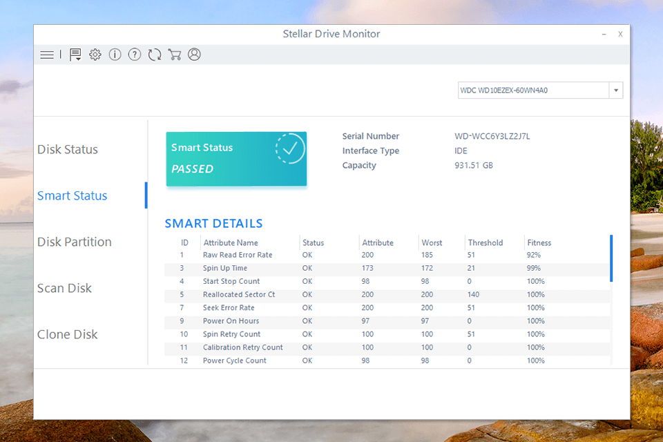 monitor di unità di stellar recupero dati