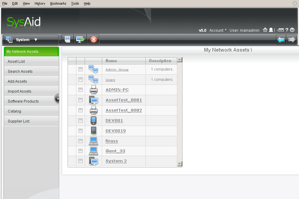 sysaid-asset-softwareschnittstelle