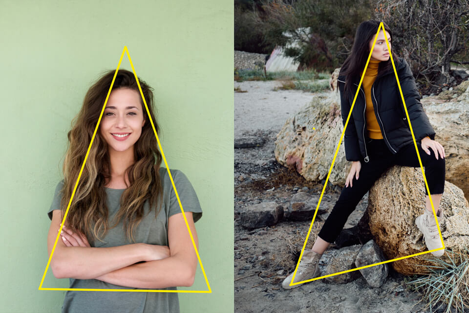 triangles in aesthetic photography
