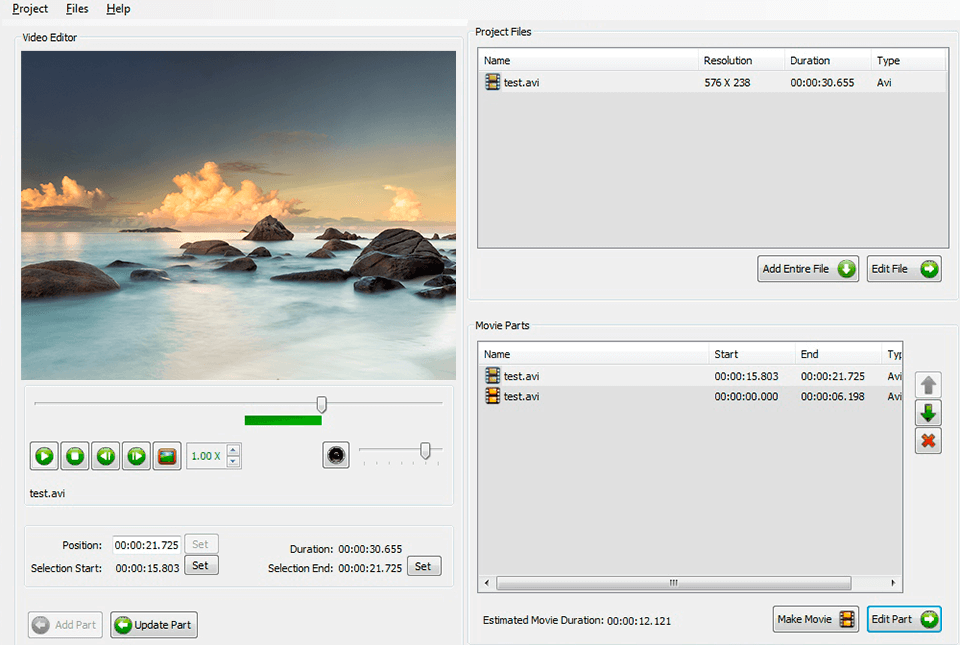 video editor master 1080p logo