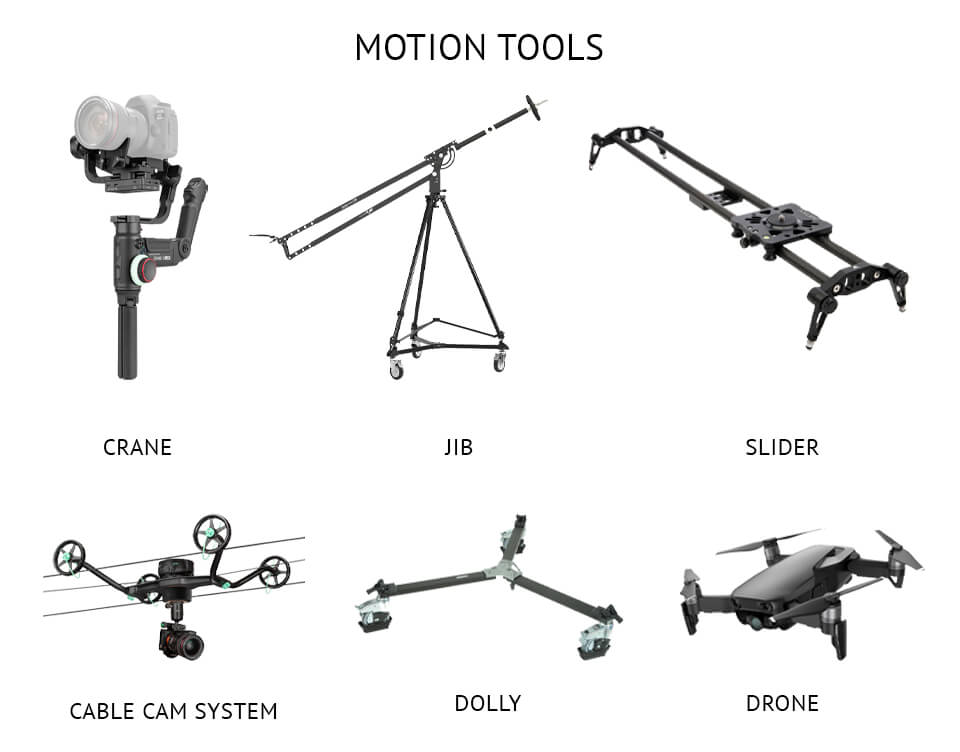 videography photography motion tools