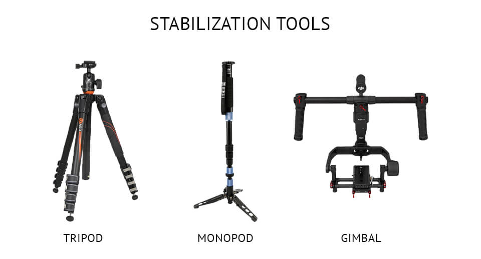 photography videography stabilization tools